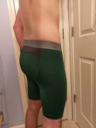 My ass in (and out of) some compression shorts