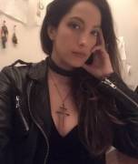 Leather lady.