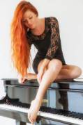 Tickling the ivories