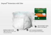 Plastic Backsheet, 6-Tape Depend Diapers are Back