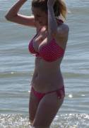 At the beach