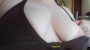 Exposing both, with big areolas [GIF]