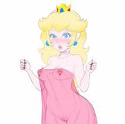 Peach uses some not-so-subtle wardrobe [Legoman]