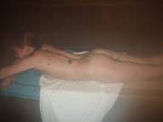 In the sauna