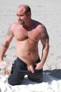 Beach dad
