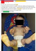 Mom oversharing a disgusting moment with her child