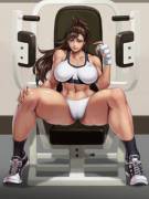 Chun-Li at the Gym