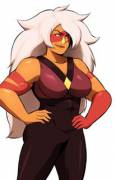 Jasper stripping down (naavs) [Steven Universe]