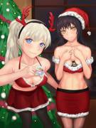 Festive Weiss &amp; Blake (赵时轩 on pixiv)