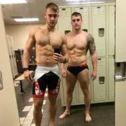 When Singlets Meets Speedos In The Locker Room...