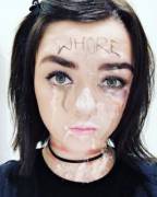 Maisie Williams facial