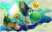 Riding Yoshi