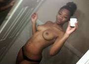 Very nice Ebony teen selfie