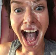 Lena Headey cumshot selfie (OC)