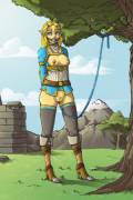 Breath of the slave: Zelda leashed (darkminou) [BotW]