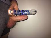 My gf's "normal sized" dildo