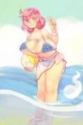 Beach Babe Yuyuko (lammflaum)