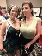 Sara with a fan (XPost from r/PornstarFashion)