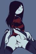 Marceline the Vampire Queen, showing off from her best angle (lewdmaster34)