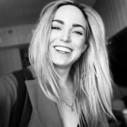 Caity Lotz smiling