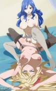 Juvia x Jenny Scissoring
