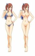 Erza in a swimsuit