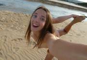 Naked selfie