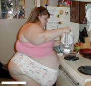 In the kitchen