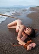 On the beach