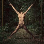 In the woods