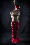 Bound in red