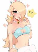 Rosalina sure likes cats [Unknown Artist]