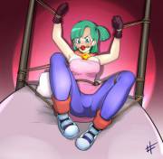 Bulma tied up