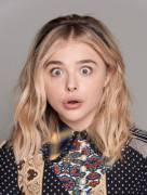 Cum on Chloe Moretz's silly face