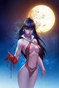 Vampirella sure gets into a lot of predicaments...