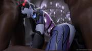 Widowmaker in an Interracial gangbang(isa-sin)[Overwatch]