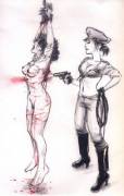 Ending the interrogation.