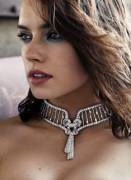 Daisy Ridley with choker