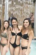 Bikini Asians meets Waterfall (x-post TrueFMK)