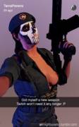 Bad Girl Caveira on Snapchat (AllMightyYadio)