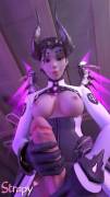 Mercy Imp masturbating (Strapy) [Overwatch]