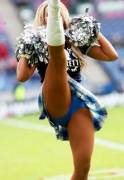 Cheerleader high-kick