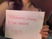 veri[F]ication, please