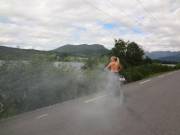 Topless Suzuki DR-Z 400 Burnout