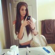 Long hair, iPhone, self-shot, cute