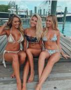 On the dock