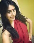 Cutie in saree