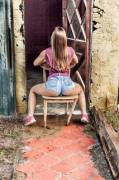 In the chair