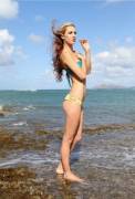 On the beach