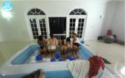 baby oil wrestling show